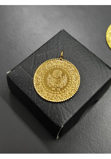 22 Ayar Altın Kaplama Imitasyon Çeyre Altın