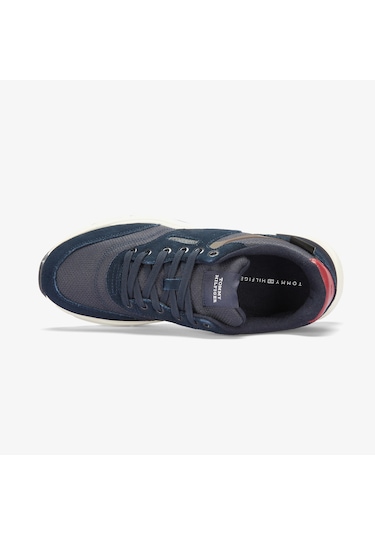 Tommy Hilfiger Cordura Erkek Mavi Sneaker Düz Fm0fm05221 Mavi