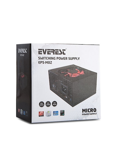 Everest EPS-M02 Real 200W Peak 250W Güç Kaynağı