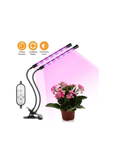 Moly Usb Tutucu Led Bitki Işığı: Kırmızı-mavi, 5 Parlaklık, 4/8/12h Zamanlayıcı, Bitki Geliştirme Lambası Diğer