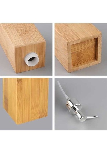 Tongxida Lezzetli Bosphorus Tutucu Şampuanlık Sabunluk Pompalı Mutfak Losyonu 220ml Kahverengi Kahverengi