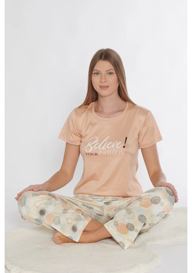 Kısa Kol Pijama Takımı Viskon 780-310 SOMON