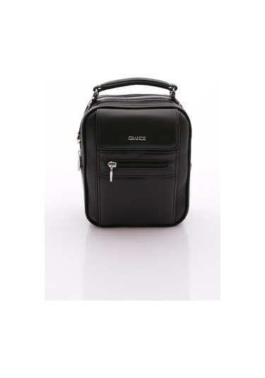Grande 4587 Deri El Çantası Siyah