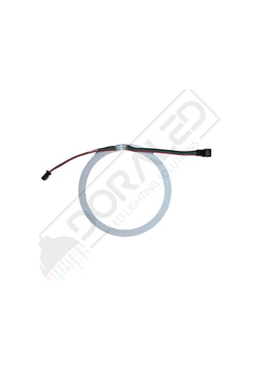 Doraled WS2812B ARGB Magic Matrix Ekran 5V Dijital Yuvarlak Pixel 45 Led Halka 120 x 100 MM
