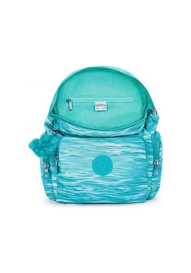 Kıplıng City Zip S Küçük Boy Sırt Çantası Yeşil Aqua Pool Yeşil