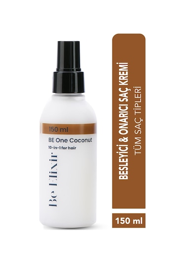 Be Elixir Be One Coconut Hindistan Cevizi Özlü Durulanmayan Saç Bakım Krem Spreyi 150 ML﻿﻿