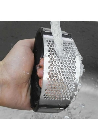 Kenpazar Paslanmaz Çelik Sarımsak Ezici Presi Parçalayıcı Doğrama Aleti Çok Renkli