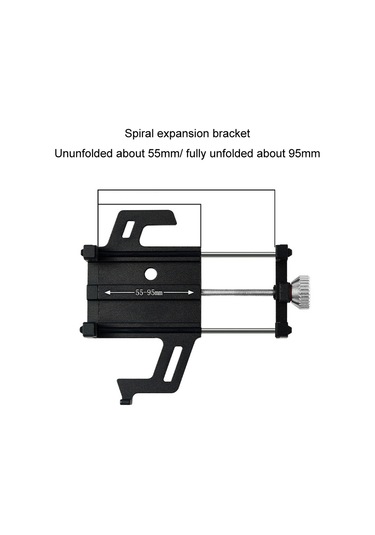 Sones Alüminyum Alaşımlı Motosiklet Bisiklet Navigasyon Cep Telefonu Tutucu Kırmızı