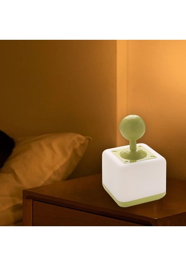Suntek Yatak Başı Gece Lambası Dekorasyonu Usb Lı Odası Yeşil