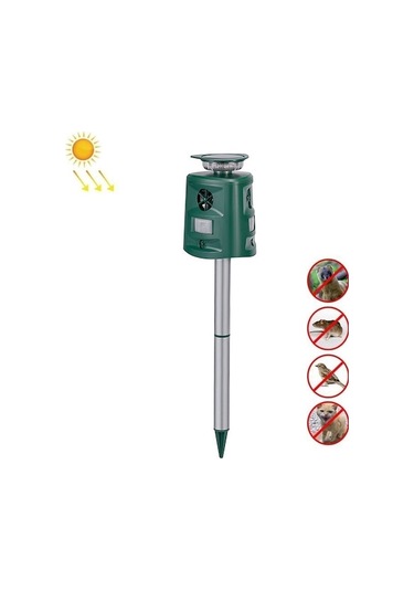 Rogfer Sk698 Güneş Enerjili Hayvan Kovucu 360 Derece Yeşil