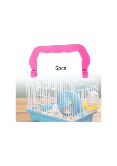 Suntek 6 Adet Evcil Hayvan Taşıyıcı Sapları Tavşan Pembe