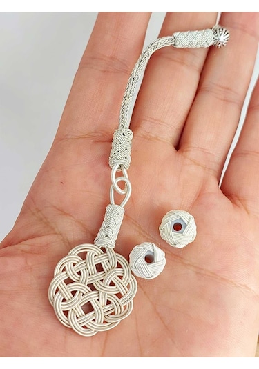 Bakır El İşi Kazaz Püskül & 2 Habbeli Takım 52022 Çok REnkli