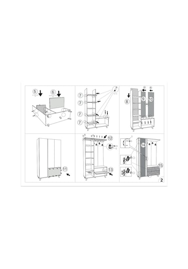 Afillibebek Tamamı Mdf Oslo Kapaklı Ve Aynalı Portmanto Ayakkabılık
