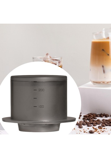 Suntek Kahve Filtresi Süzgeci Mutfak Kafe Ev Için Siyah