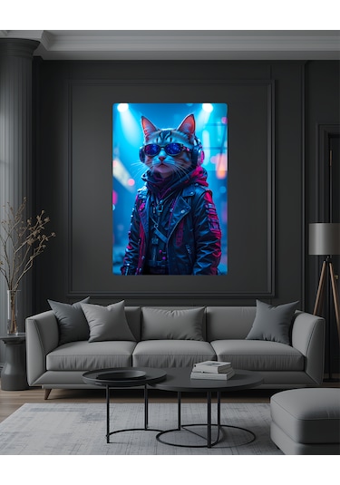 Neon Patili Cam Tablo