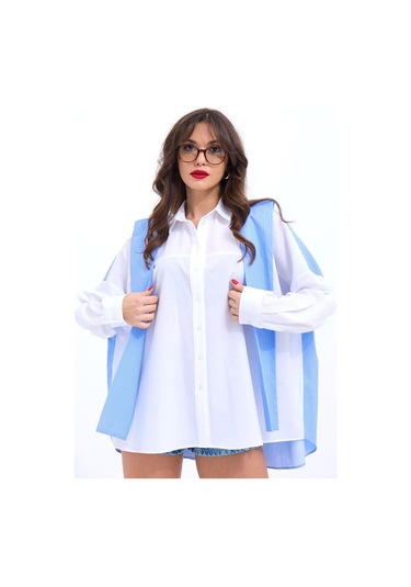 6749 Gömlek-dallas Çizgili Dallas Çi Zgi Li