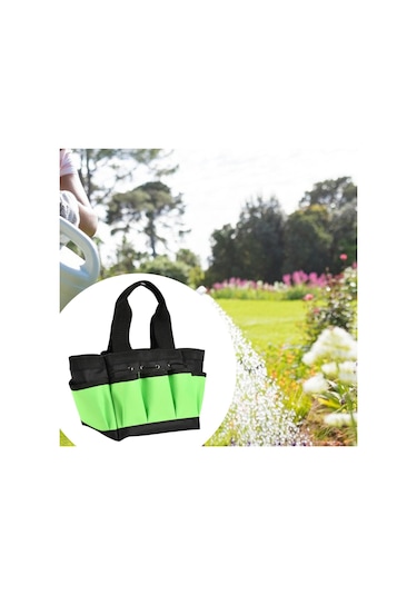 Homyl Bahçe Aleti Saklama Çantası Elektrikçi Bahçıvan Yeşil S Yeşil