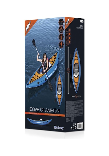 Bestway Hydro-Force Cove Champion Tek Kişilik Şişme Kano Set