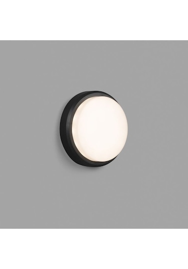 30 Watt Gün Işığı Ledli Bahçe, Balkon, Banyo, Nemli Alan Tavan Ve Duvar Apliği, Led Armatür, Aplik Siyah