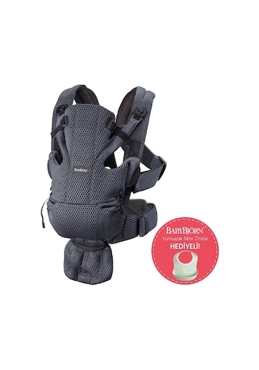 Babybjörn 2'li Set Bliss Ana Kucağı Woven & Kanguru Move Mesh Anthracite