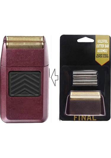 Wahl 8164 Tıraş Bıçağı Folyo Başlığı İçin Tıraş Makinesi Folyo Kesici, Siyah-altın