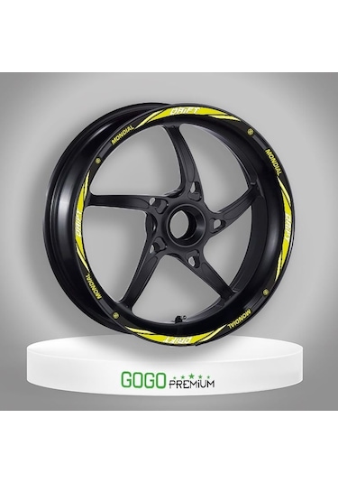 Mondial Drift L Flo Sarı 1 Set Jant Şeridi