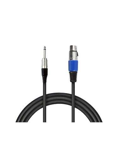 POWERMASTER LD379 XLR CANON DİŞİ + 6.3MM MONO ERKEK 1 METRE KABL