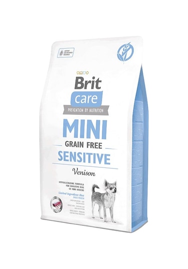 Brit Care Mini Hassas Geyik Etli Tahılsız Küçük Irk Yetişkin Köpek Maması 2 KG