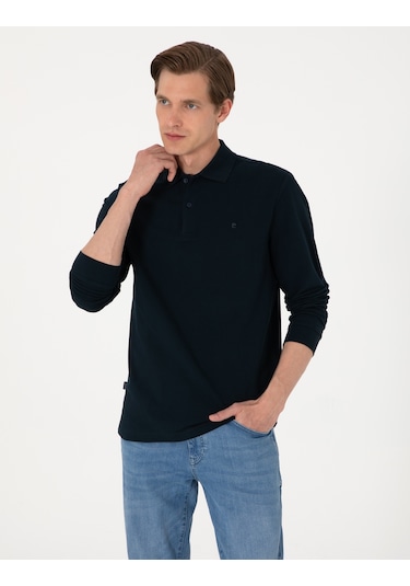 Pierre Cardin Erkek Lacivert Sweatshirt 50314048-vr033 Lacivert