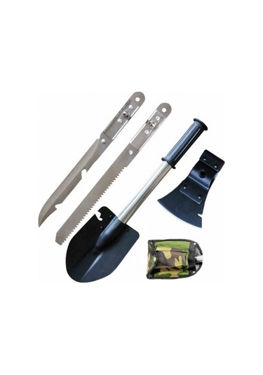 Çok Fonksiyonlu - Taşınabilir - Kürek - Balta - Testere - Bıçak T Antrasit
