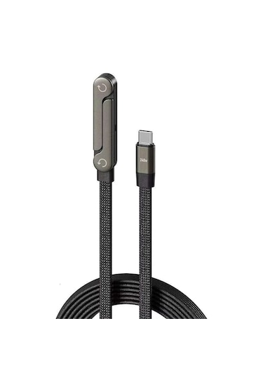 240w Ultra Hızlı Type-c Şarj Data Kablosu Katlanabilir Standlı Ergonomik Tasarım 1.5m Örgülü
