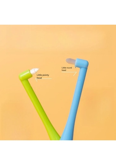 Willowhaven İki Kombinasyon Diş Fırçası, Çift Paket Sivri + Yuvarlak Başlı Çeşitler