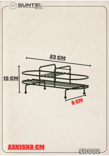Suntel Metal Standlı Sıvı Sabunluk Sıvı Sabun Aparatları Hariç Beyaz