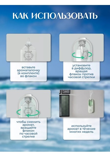 İcare Tam Otomatik Hava Tazeleyici İçin Okyanus Esans Seti 214716271