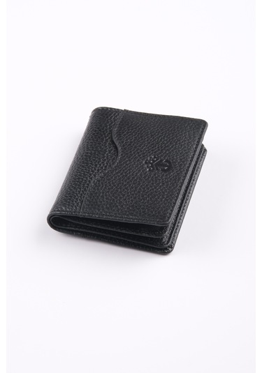 Ancora Leather Hakiki Deri Kartlık-26207 Siyah