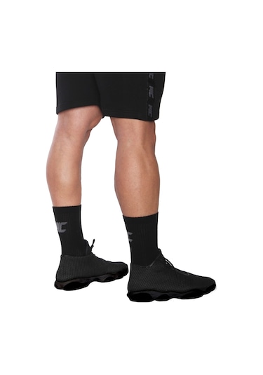 MuscleCloth Stay Fresh Uzun Çorap 3'Lü Paket Siyah Çok Renkli