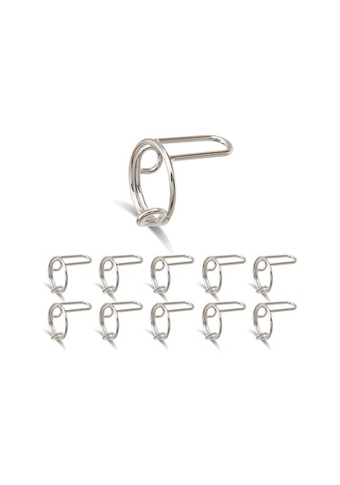 Youtek 10 Adet Yeniden Kullanılabilir Ayarlanabilir Metal Tırnak Yüzükleri - Pratik Dıy Tırnak Aksesuarı