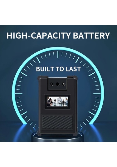 Dashanshop Siyah Mini Vücut Kamerası 180 Dönebilir Lens Gece Görüşü Full Hd 1080p Şarj Edilebilir Spor Kampüs İçin