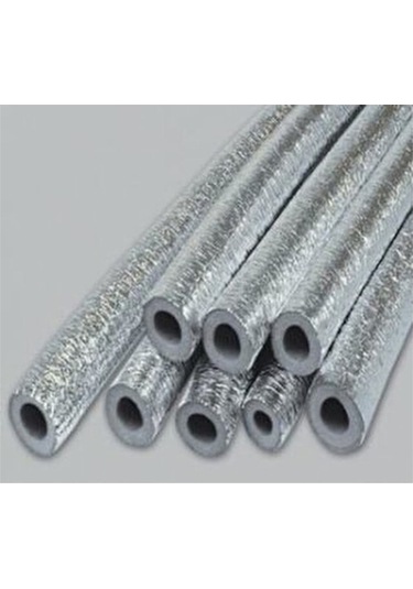28/10 Mm Polietilen Alüminyum Folyolu İzole Boru 6 Metre