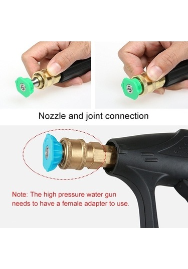 Sones Yüksek Basınçlı Araba Yıkama Tabancası Jet Köpük Nozulu Yıkama Aksesuarları