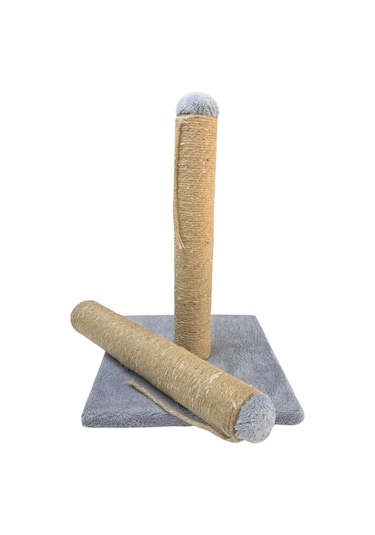 Gri Kedi Tırmalama Tahtası Yedek Borulu-42cm