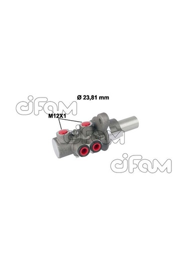 Cıfam 202779 Fren Ana Merkezi Opel Combo D 10 Doblo 10 23.81mm Abs Li 95512231-95527699-77368348-558223