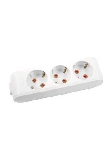 Viko 3'lü Klemensli Kablosuz Grup Priz Çocuk Korumalı