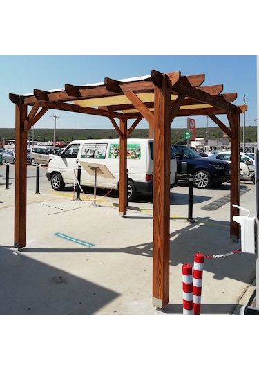 Mnbe 135 Lik Rozetli Krom Pergule Pergola Kamelya Sundurma Ayak