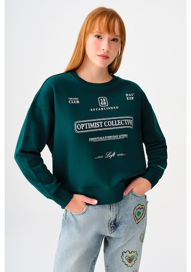 Loft Kadın Sweatshirt Mor