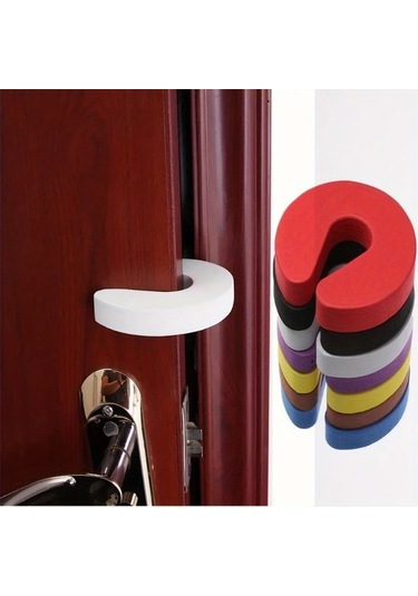 Fochsia 10 Adet Sarı Çocuk Güvenlik Kilidi - Eva Kapı Ve Dolap Koruyucu