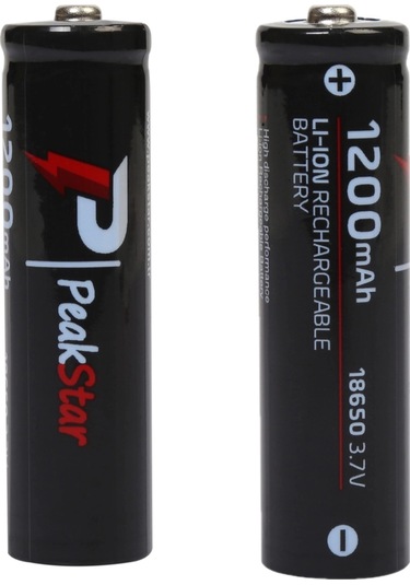 3.7 V 1200 Mah Şarj Edilebilir  18650 Turbo Model Li-ion Şarjlı Pil
