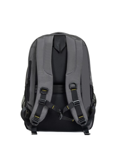 Dada Motorcu Sırt Çantası Gri 14-15,6 İnç Laptop Bölmeli Su Geçirmez Kumaş Dada 10 Gri