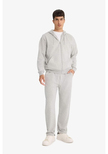 Defacto Regular Fit Basic Düz Beli Bağcıklı Düz Paça Cepli Eşofman Altı D6762AX25AU Gri Defacto Regular Fit Basic Düz Beli Bağcıklı Düz Paça Cepli Eşofman Altı D6762AX25AU Gri