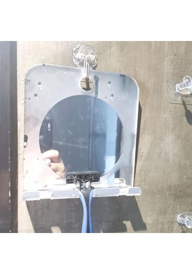 1 Takım Duş Aynası Vantuzlu Duvara Monte Akrilik Buğu Önleyici Tıraş Makyaj Aynası Banyo İçin Kare Diğer